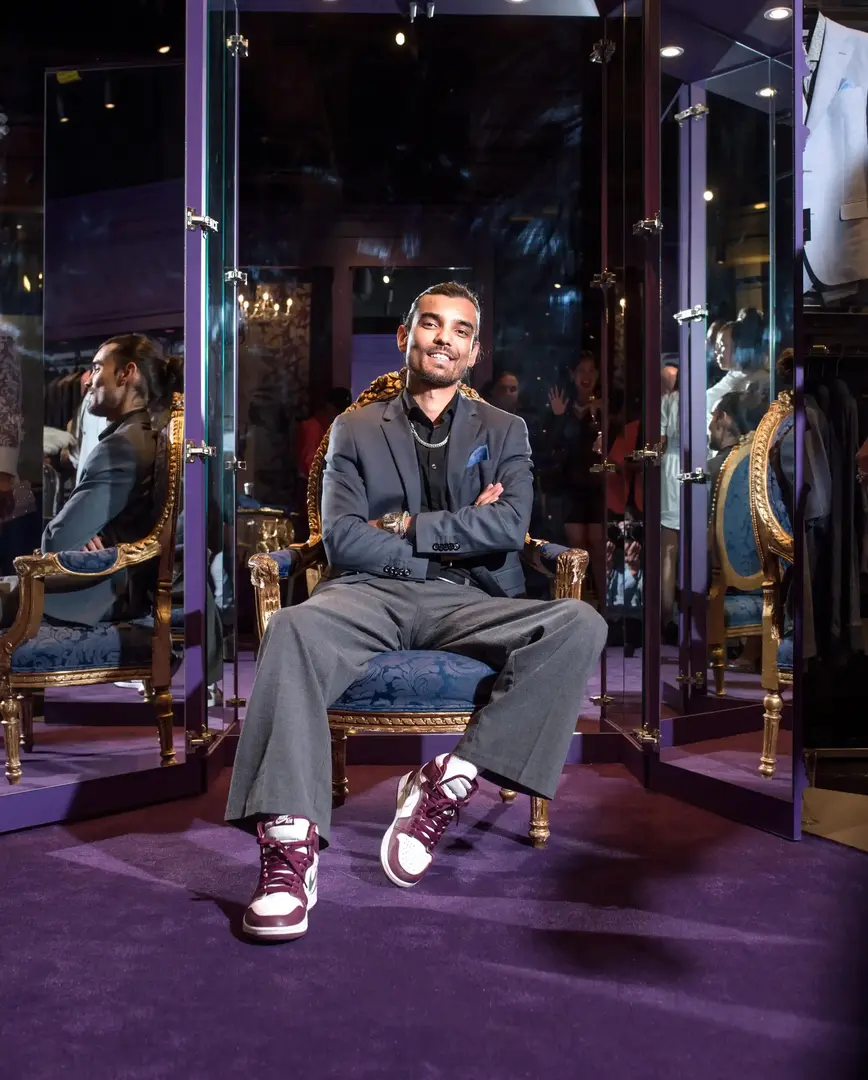 a man smiling for the camera